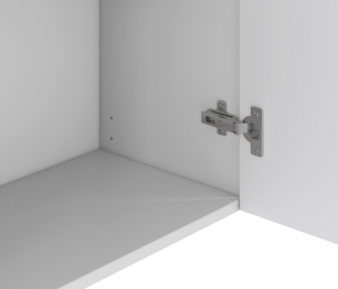 Регина шкаф навесной со стеклом 1 дв 40х72 см