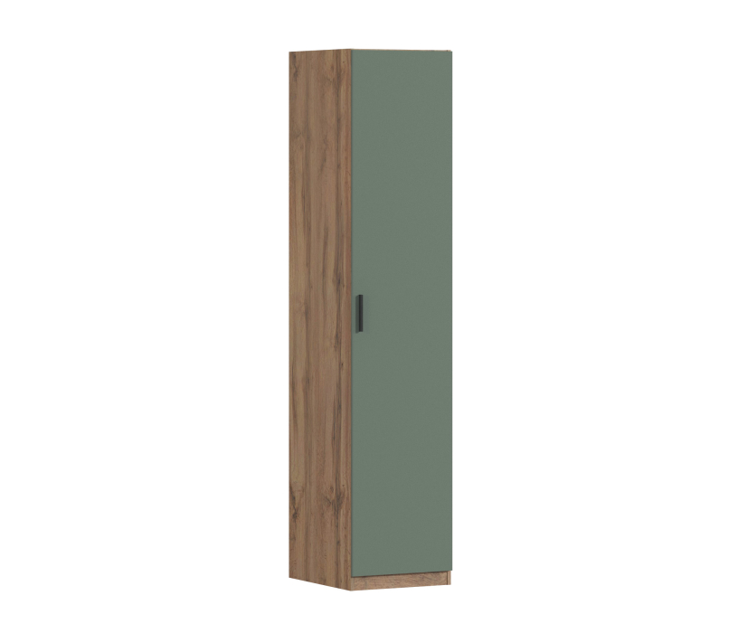 Для одежды, Шкаф однодверный Макс 500 мм, вариант №4 (ЛДСП, дуб вотан)