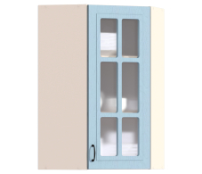 Регина, Регина шкаф навесной угловой со стеклом 1 дв 59х93 см