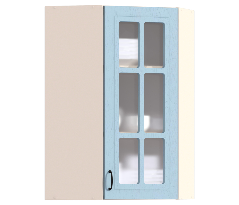 Регина, Регина шкаф навесной угловой со стеклом 1 дв 59х93 см