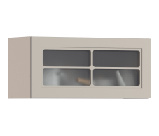 MODERN, MODERN шкаф навесной со стеклом 1 дв 80х36 см