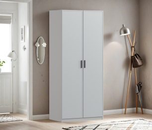 Шкаф двухдверный Макс 1000 мм, вариант №2 (ЛДСП/МДФ)