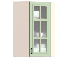 Регина, Регина шкаф навесной угловой со стеклом 1 дв 59х93 см