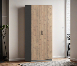 Шкаф двухдверный Макс 1000 мм, вариант №2 (ЛДСП)