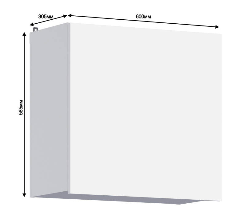 Леон, Леон шкаф навесной 1 дв 60х59 см
