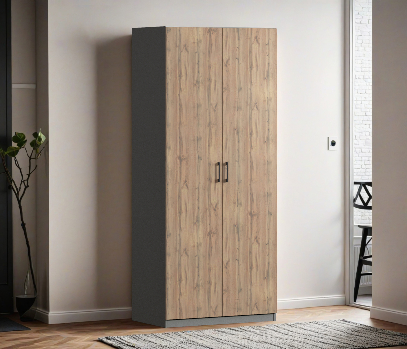 В спальню, Шкаф двухдверный Макс 1000 мм, вариант №5 (ЛДСП)