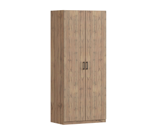 Шкаф двухдверный Макс 1000 мм, вариант №3 (ЛДСП, корпус дуб вотан)