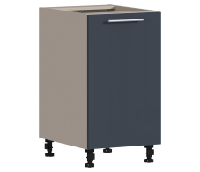 Эстель, Регина РС-45 Шкаф-стол Песочный/МДФ Графит глянец