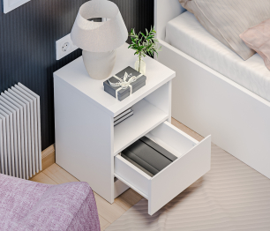 Прикроватная тумба Альфа СБ-2957