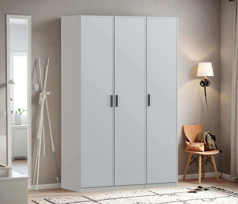 Для одежды, Шкаф трехдверный Макс 1500 мм, вариант №4 (ЛДСП/МДФ)