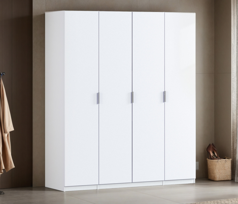 Для одежды, Шкаф четырехдверный Макс 2000 мм, вариант №2 (ЛДСП)