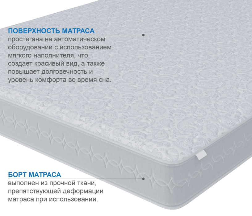 1600 x 2000, Матрас Наслаждение-Рафаэль 1600х2000