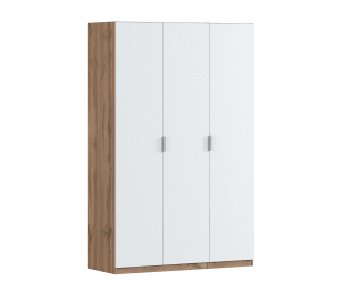 Шкаф трехдверный Макс 1500 мм, вариант №2 (ЛДСП, корпус дуб вотан)