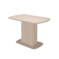 Обеденные столы, Стол обеденный Соренто-2, ваниль глянец