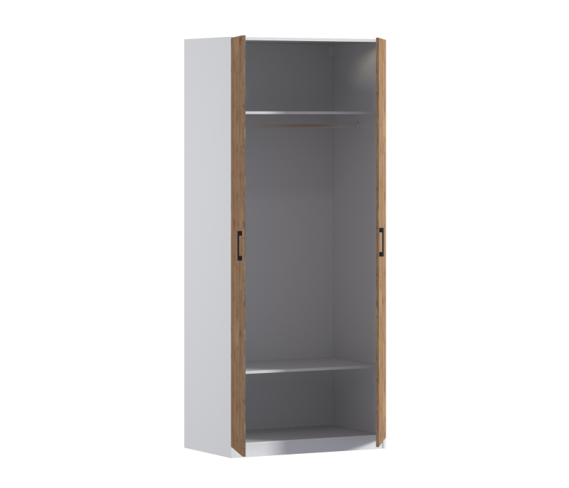 Для одежды, Шкаф двухдверный Макс 1000 мм, вариант №1 (ЛДСП)