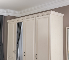 Комплектующие, Карниз 2000*554 Гранд / Ливерпуль СБ-3538 МДФ Классика Светлый