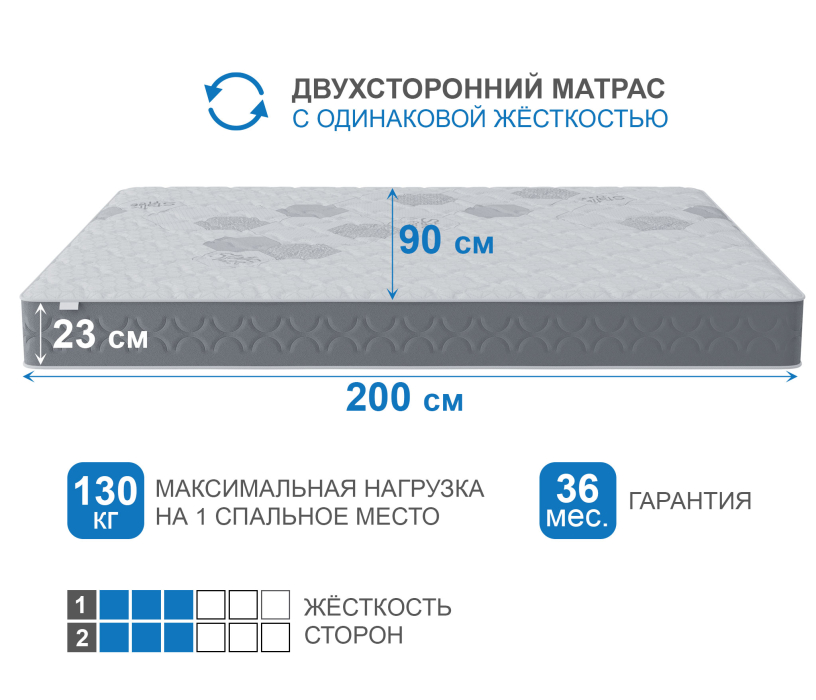 900 x 2000, Матрас Слип-Соната 900х2000