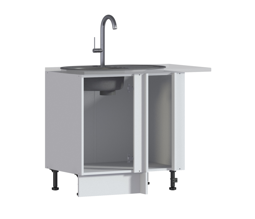 , Бруклин шкаф 100 напольный угловой