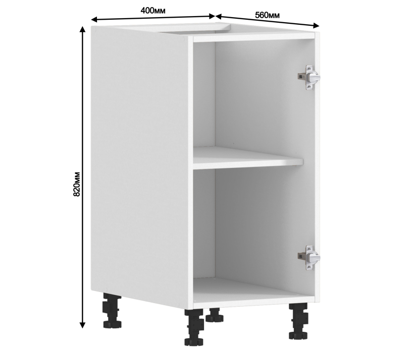 Квадро, Квадро стол 1 дв 40х82 см