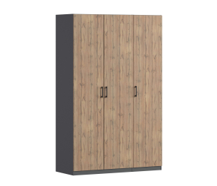 Шкаф трехдверный Макс 1500 мм, вариант №1 (ЛДСП)