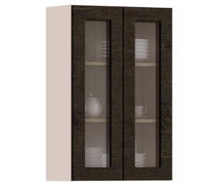 Регина шкаф навесной со стеклом 2 дв 60х93 см