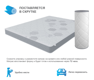 Столлайн / Матрас Корсика-Зодиак в скрутке 1200х2000
