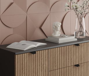 Комод Тренд СБ-3446 3 ящика, 1 дверь