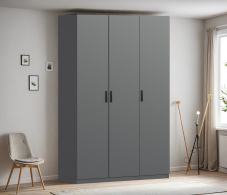 Для одежды, Шкаф трехдверный Макс 1500 мм, вариант №3 (ЛДСП)