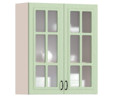 Регина, Регина шкаф навесной со стеклом 2 дв 80х93 см