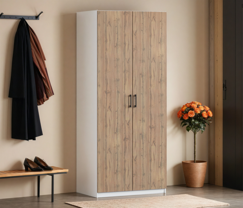 В спальню, Шкаф двухдверный Макс 1000 мм, вариант №2 (ЛДСП)