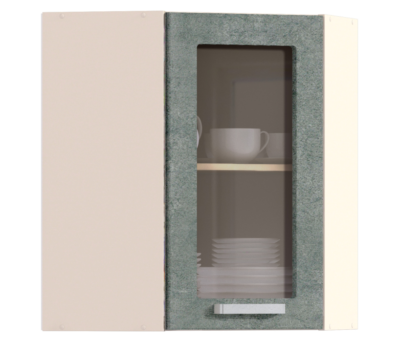 Регина, Регина шкаф навесной со стеклом 1 дв 59х72 см