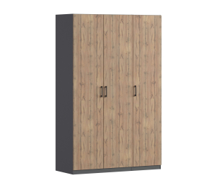 Шкаф трехдверный Макс 1500 мм, вариант №3 (ЛДСП)