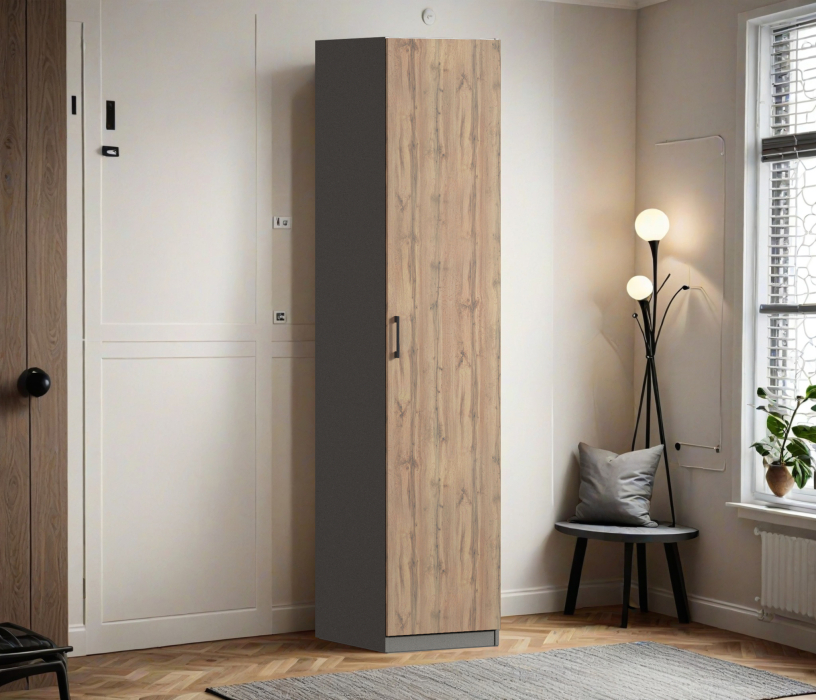 Для одежды, Шкаф однодверный Макс 500 мм, вариант №5 (ЛДСП)