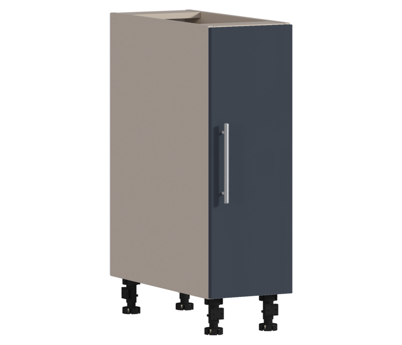 Эстель, Регина РС-25 Шкаф-стол Песочный/МДФ Графит глянец