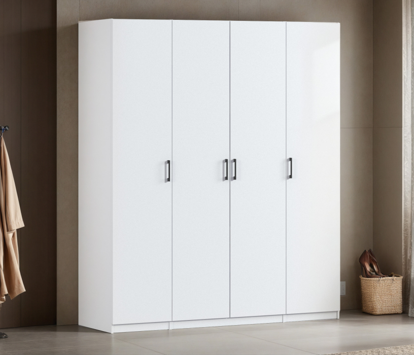 Для одежды, Шкаф четырехдверный Макс 2000 мм, вариант №2 (ЛДСП)