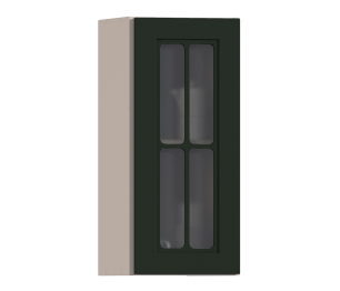 MODERN шкаф навесной со стеклом 1 дв 28х72 см