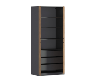 Шкаф двухдверный Макс 1000 мм, вариант №5 (ЛДСП)