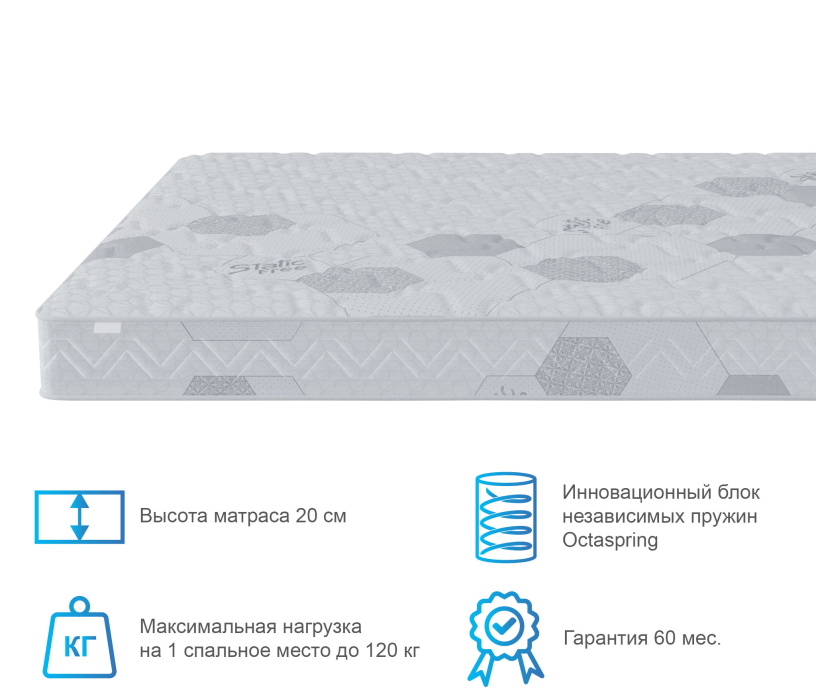 1600 x 2000, Матрас Сити-Альмерия 1600х2000