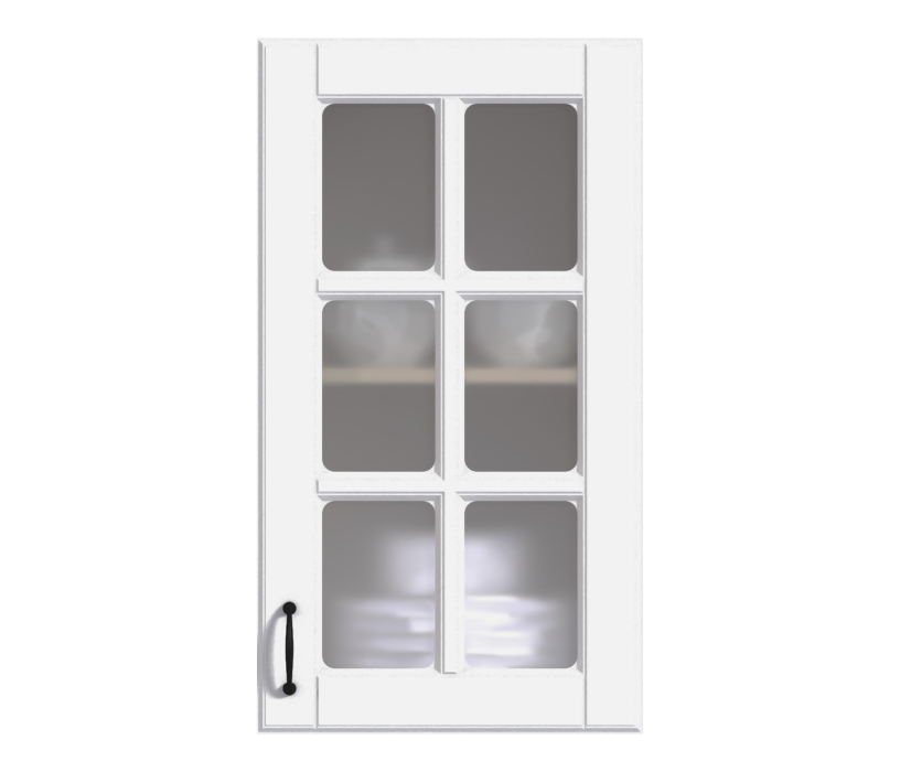 Регина, Регина шкаф навесной со стеклом 1 дв 40х72 см