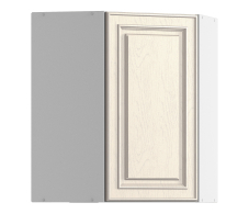 Классика, Регина РПУ-60 Полка угловая с фасадом Песочный/МДФ Классика Светлый