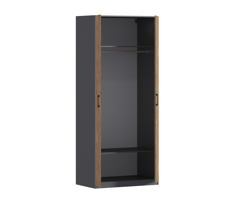 Для одежды, Шкаф двухдверный Макс 1000 мм, вариант №1 (ЛДСП)