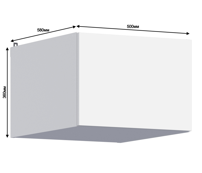Леон, Леон шкаф навесной 1 дв 50х36 см