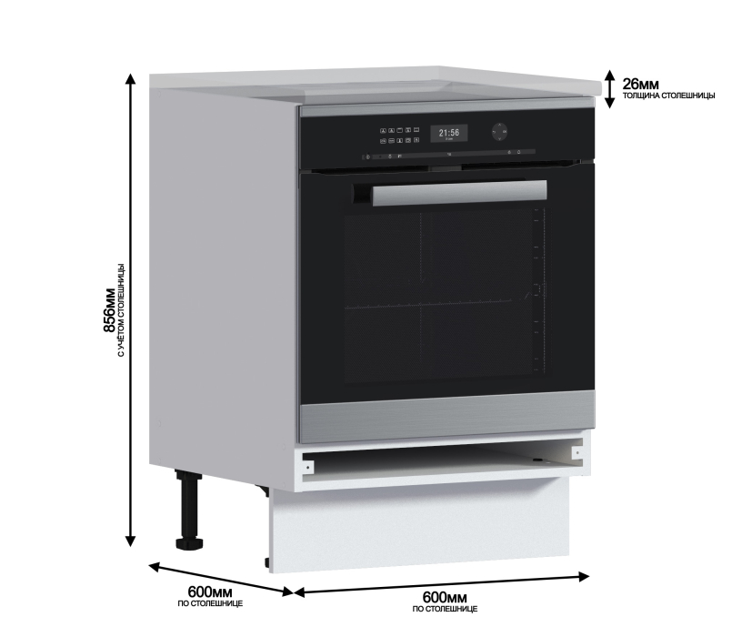 Напольные, Андора шкаф 60 под духовку