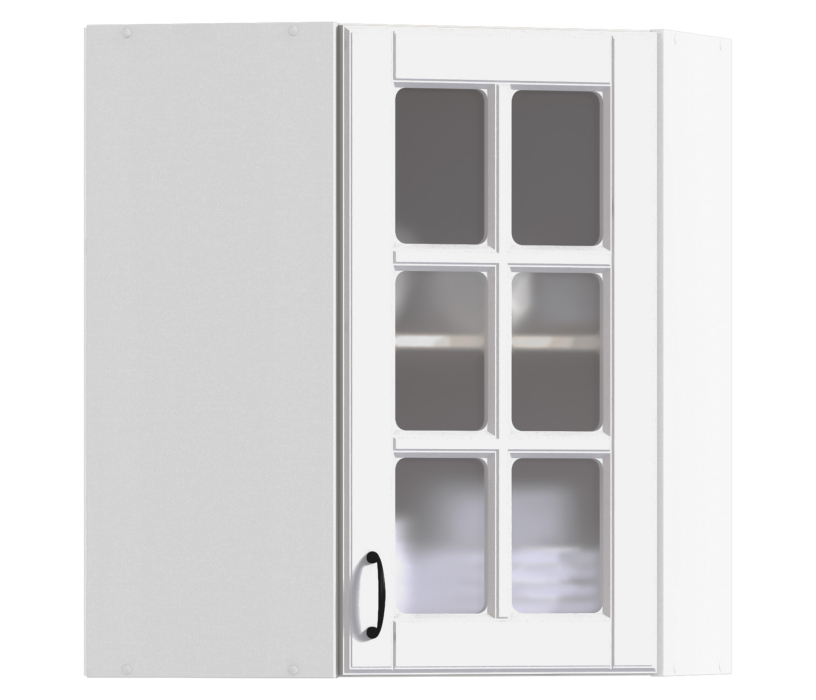 Регина, Регина шкаф навесной угловой со стеклом 1 дв 59х72 см