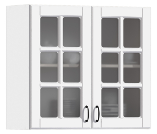 Регина шкаф навесной со стеклом 2 дв 80х72 см