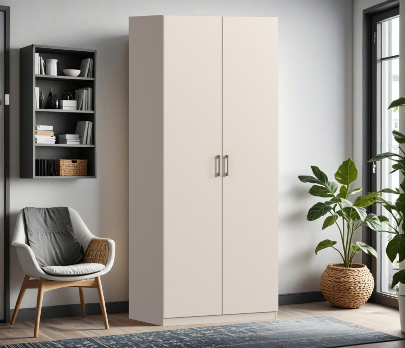 Для одежды, Шкаф двухдверный Макс 1000 мм, вариант №4 (ЛДСП)