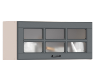 Регина шкаф навесной со стеклом 1 дв 80х36 см