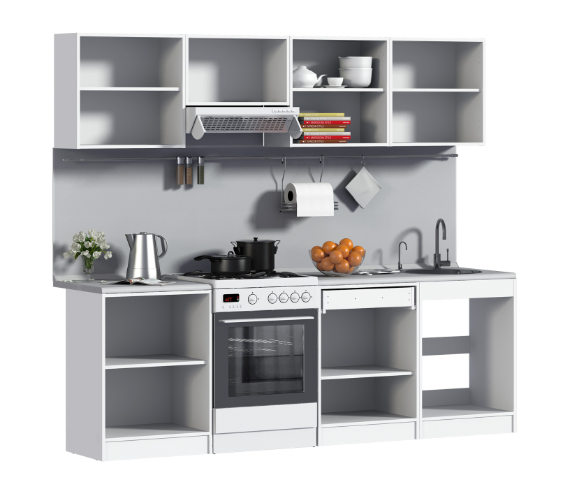 Кухонные гарнитуры, Натали Кухня Белый