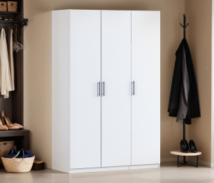 Шкаф трехдверный Макс 1500 мм, вариант №3 (ЛДСП)