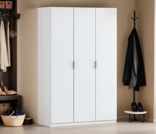 Шкаф трехдверный Макс 1500 мм, вариант №1 (ЛДСП/МДФ)